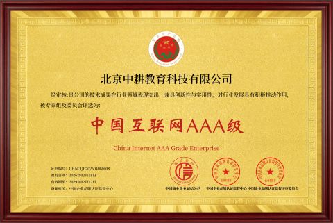 中国互联网AAA级